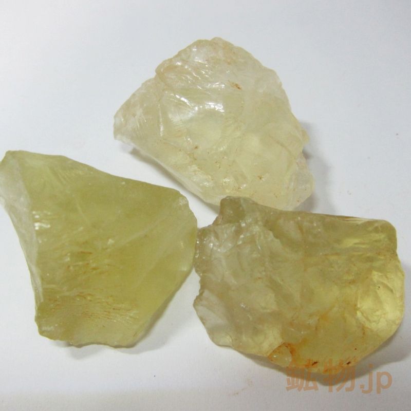 鉱物.jp / レモンクォーツ/硫黄水晶 ラフ原石 20-30mm 1個